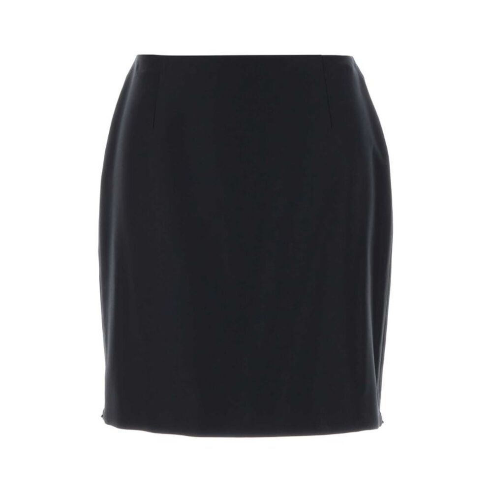 Gucci Women Midnight Blue Wool Mini Skirt